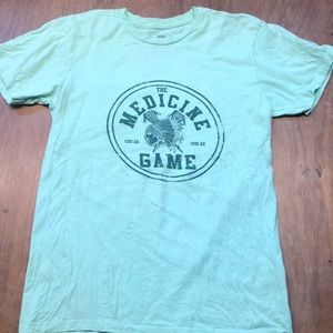 Pale green Lacrosse Unlimited t shirt
